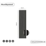Akustikpaneel Classic – F Grey Rose Wood 001 260*60 cm – Bild 3