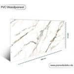 PVC-Marmorplatte – (Gold und Graumarmor) – Bild 3