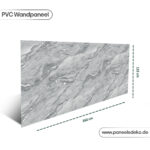 PVC-Marmorplatte – (Grau) – Bild 3