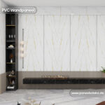 PVC-Marmorplatte – (Weißgoldene Ader) – Bild 2