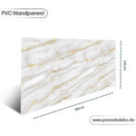 PVC-Marmorplatte – (Dubai Gold) – Bild 3
