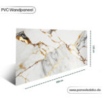 PVC-Marmorplatte – (Calacatta White Gold) – Bild 3