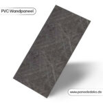 PVC-Marmorpaneel – (Dunkle mit Silberlinien)