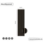 Akustikpaneel Classic – F Black Walnut 001 260*122 – Bild 3