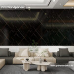 PVC-Marmorplatte – (Schwarz mit Goldadern) – Bild 2