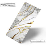 PVC-Marmorpaneel – (Luxus-Gold-Flow)