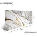 PVC-Marmorpaneel – (Luxus-Gold-Flow) – Bild 3
